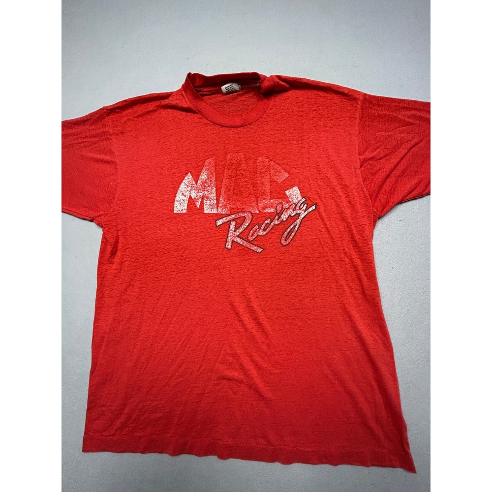 Swingster MAC Racing T-Shirt Cotton Polyester Red XXL Mens